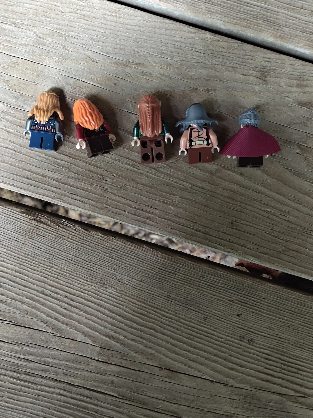 Five Custom The Hobbit MiniFigures Fíli, Gloin, Tauriel, Bofur, And Dori.